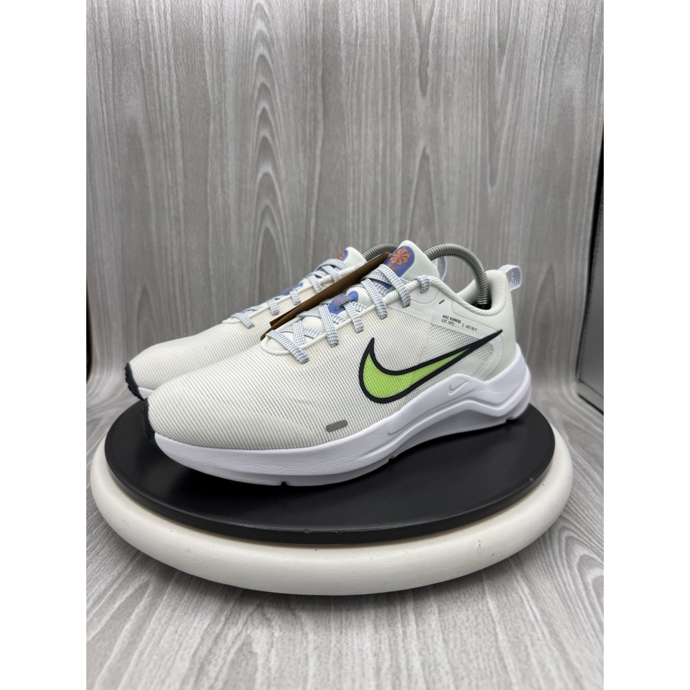 Nike Downshifter 12 Women's Size 9.5 Lime Summit White Sneakers Shoes DD9294-104